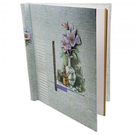 Album foto floral POP-UP cu adeziv 01, 20 pagini 22.5x38 cm.