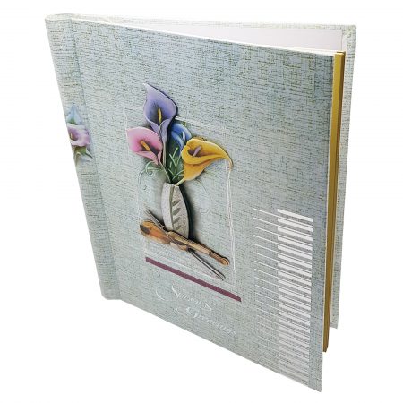 Album foto floral POP-UP cu adeziv 03, 20 pagini 22.5x38 cm.
