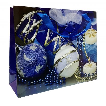 Poşetă L CRĂCIUN 05 32x26x10 cm - set 10 bucăţi