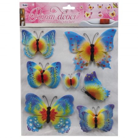 Sticker multicolor Fluturi 02