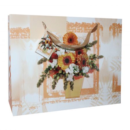 Punga AR 3 Every day cu aplicatii, glitter 01 - 37x29x12.5 cm - set 10 bucati