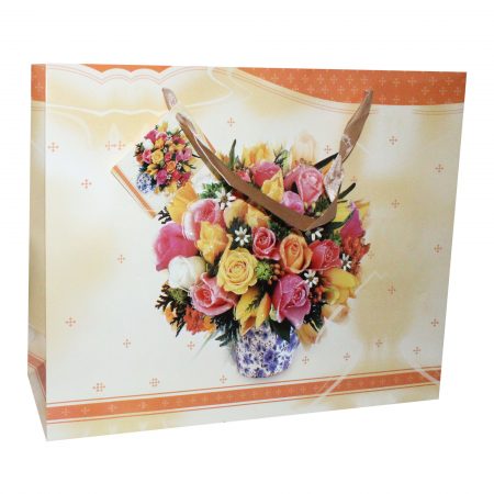 Punga AR 3 Every day cu aplicatii, glitter 02 - 37x29x12.5 cm - set 10 bucati
