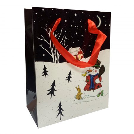 Pungă M CRĂCIUN 15 17.5x23x10 cm - set 10 bucăţi