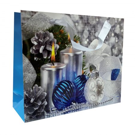 Poşetă L CRĂCIUN 10 32x26x10 cm - set 10 bucăţi