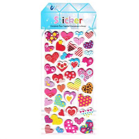 Sticker decorativ EVA foam - Inimioare