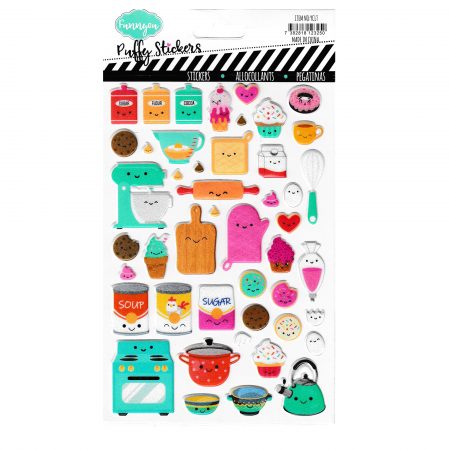Sticker decorativ Puffy-01