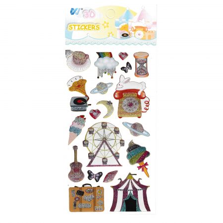 Sticker decorativ 3D-02