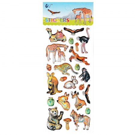 Sticker decorativ Gumat-Animale salbatice
