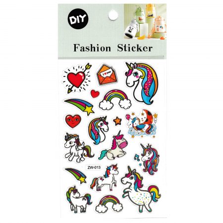 Sticker decorativ Fashion-Unicorni